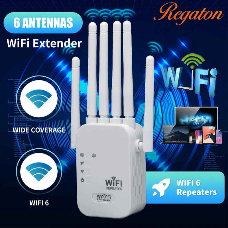 Wifi Range Extender - Regaton 1200Mbps 5GHz WLAN-Repeater Verstärker Signalverstärker
