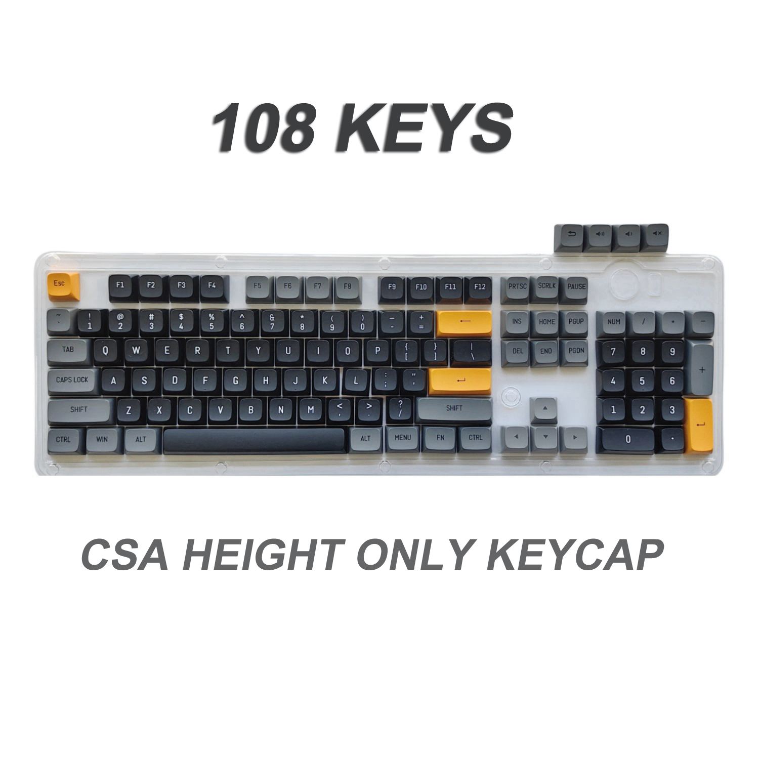 Office Tech - 108 Schlüssel Tasten kappen csa pbt