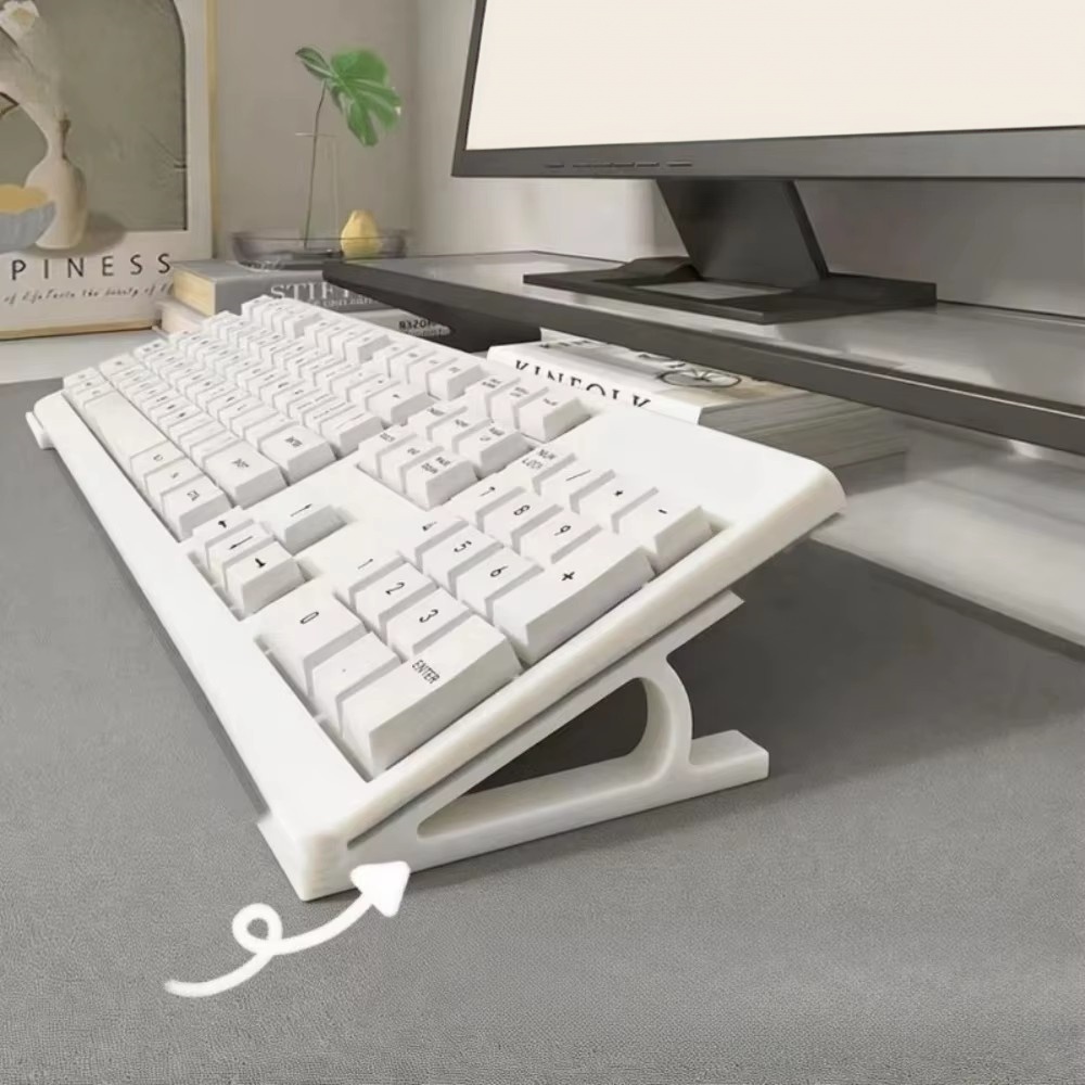 Office Technology - 2-teiliger ergonomischer Tastaturständer für Büro-Gaming-Setup, rutschfester