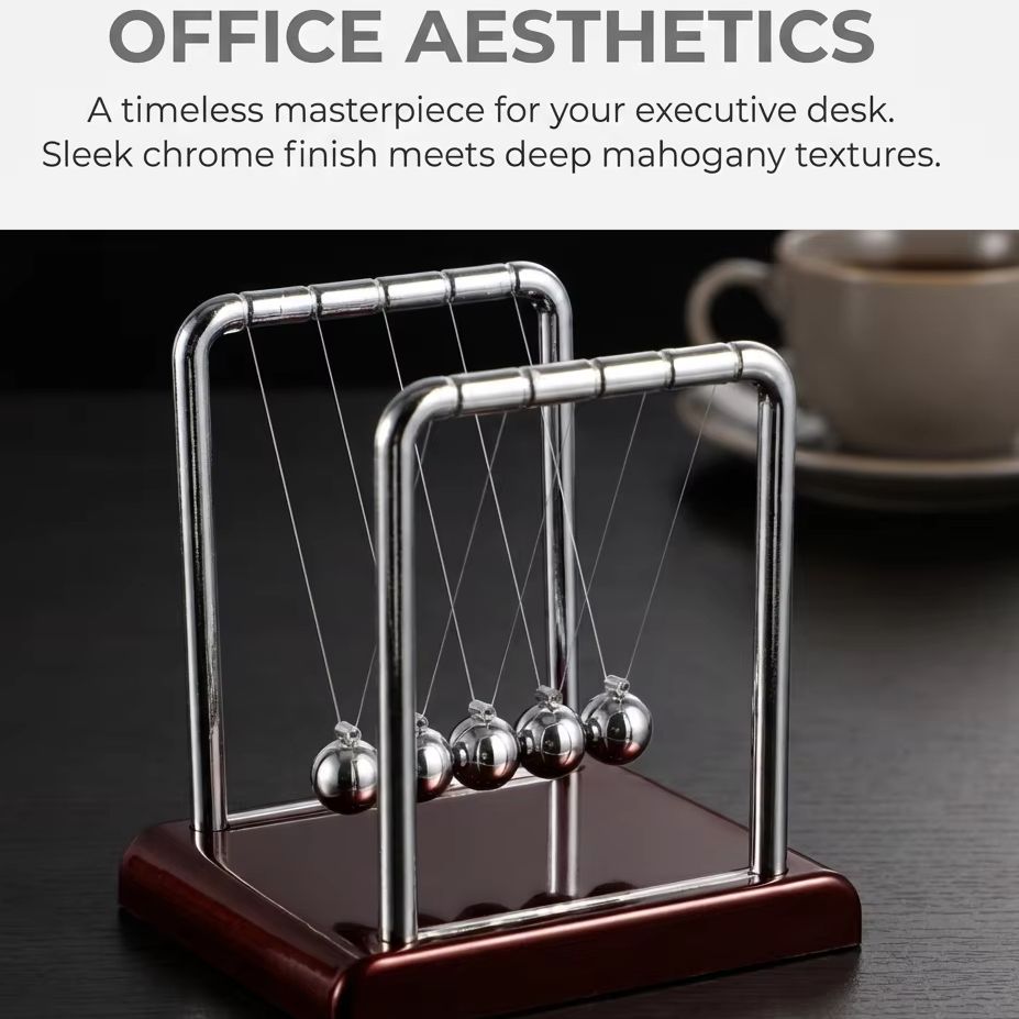 Office Technology - Newton-Wiege-Balance-Pendelkugeln – Physikalisches Wissenschaftsspielzeug, Heim- und