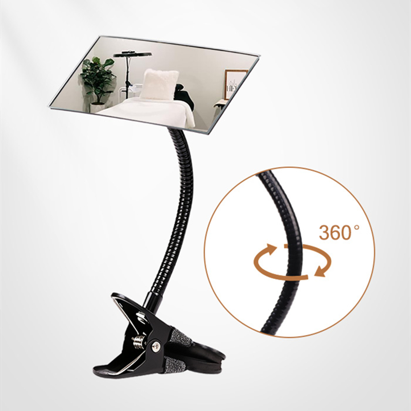 Tech For Office - Professioneller Wimperntechniker-Klemm-Spiegel 360° ° Flexibler Schwanenhals
