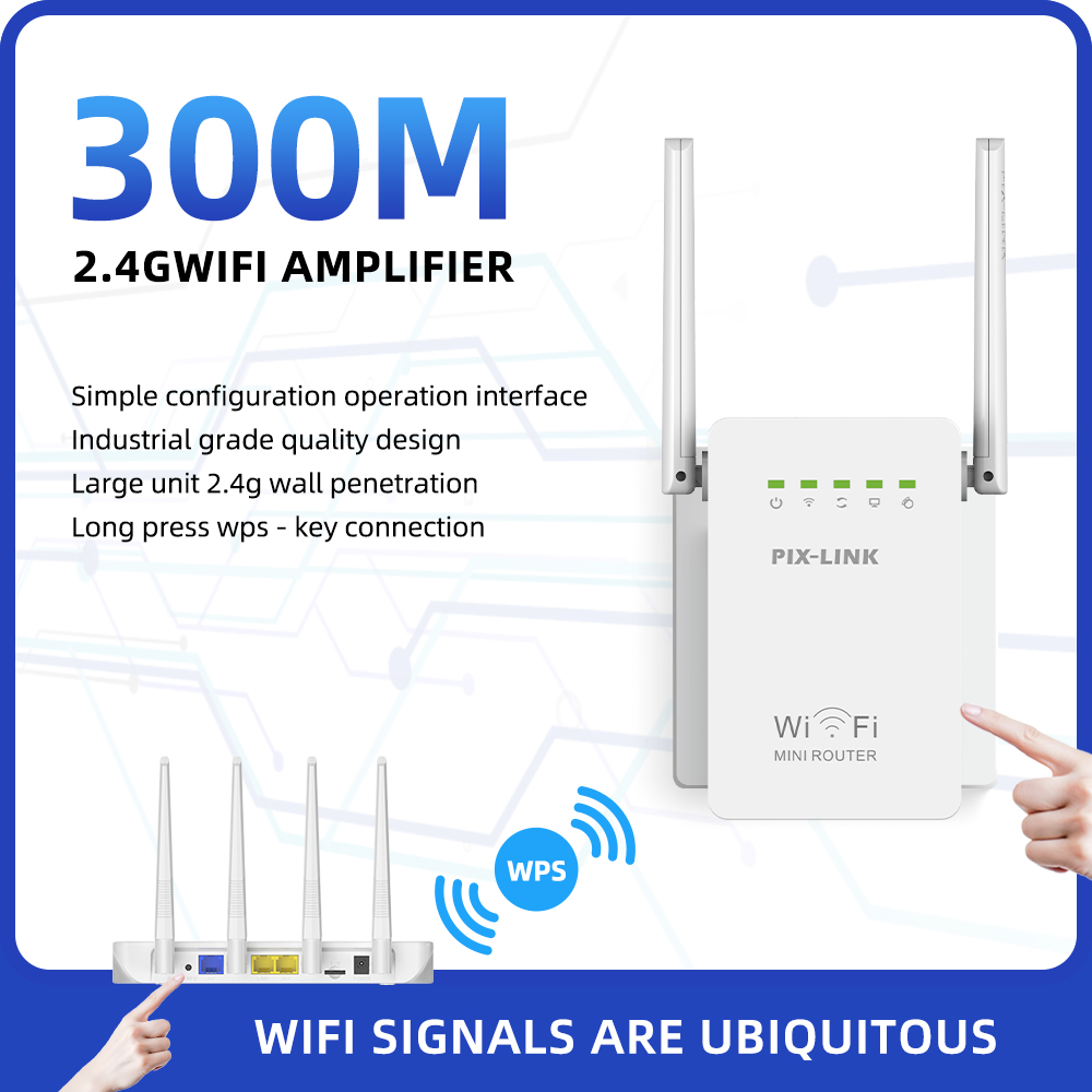 PIX-LINK WR02E Wireless WiFi R – Wifi Range Extender Bewertung und Preis