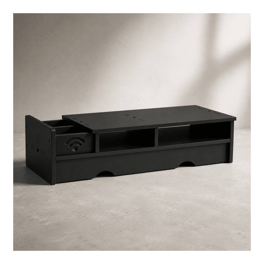 Schwarze Matte WLAN-Router-Auf – Office Tech For Home Bewertung und Preis