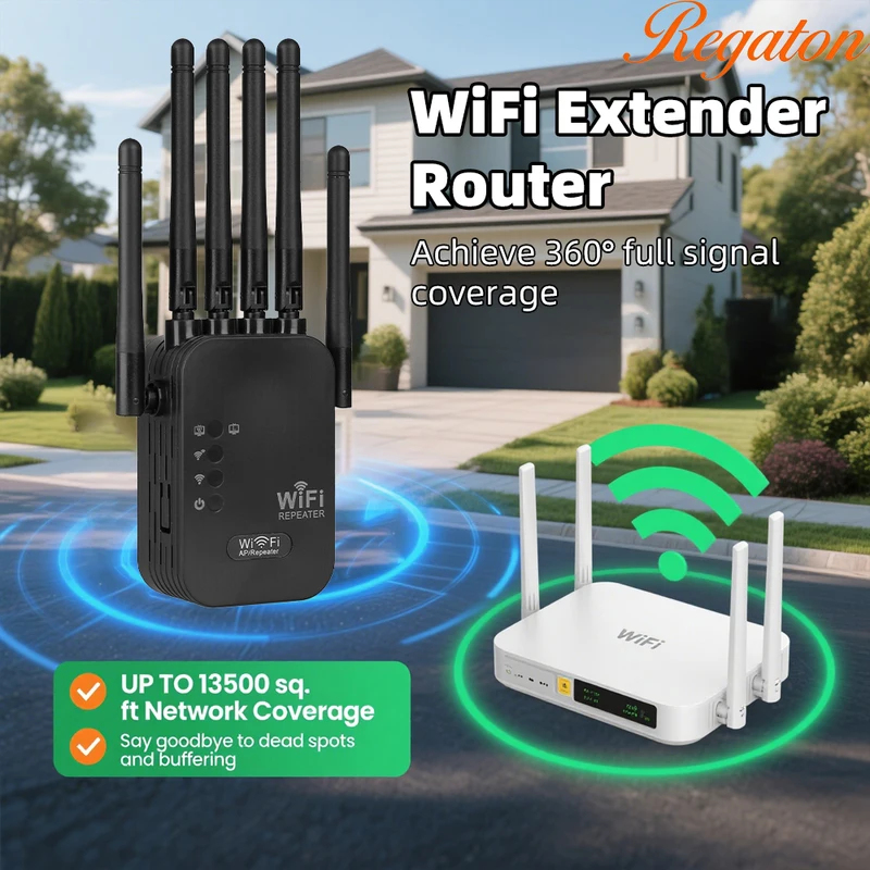 Kabelloser 5G WLAN-Repeater 12 – Wifi Range Extender Bewertung und Preis
