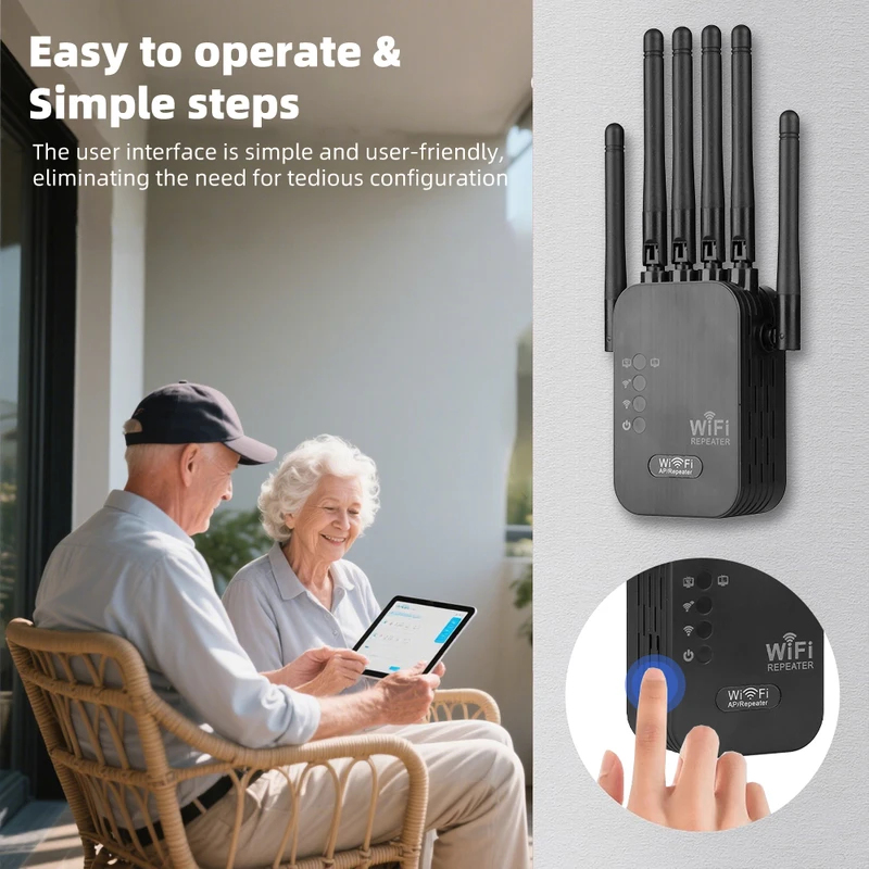 Kabelloser 5G WLAN-Repeater 12 – Wifi Range Extender Bewertung und Preis