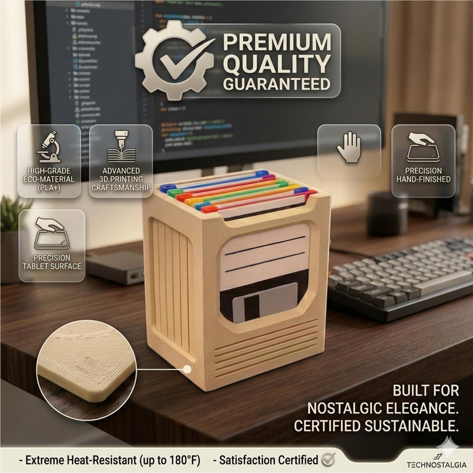 Retro Tech Untersetzer-Halter- – Office Tech For Home Bewertung und Preis