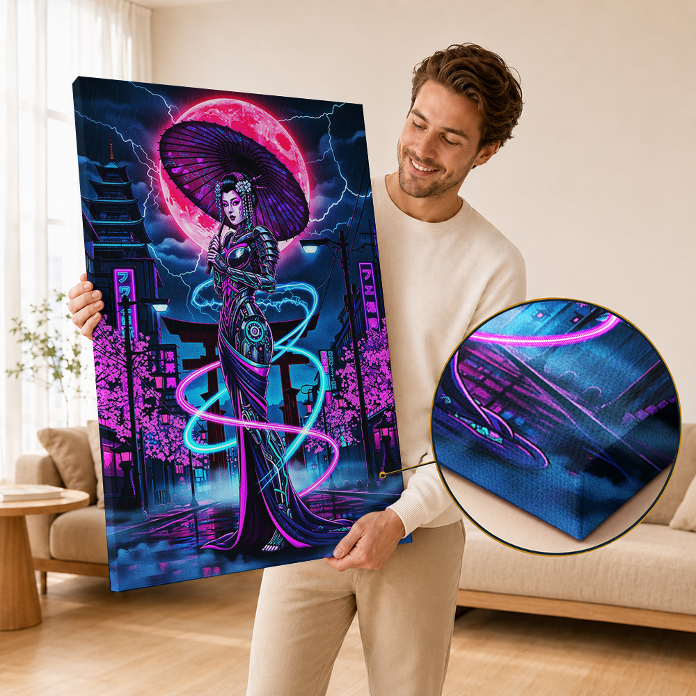 Cyberpunk-Leinwanddruck-Poster – Office Technology Bewertung und Preis