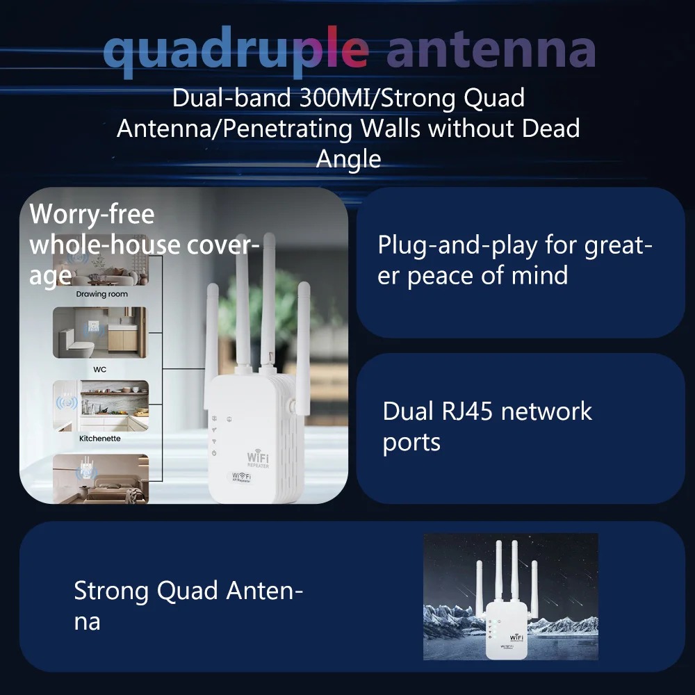 300Mbps Wireless WiFi Repeater – Wifi Range Extender Bewertung und Preis