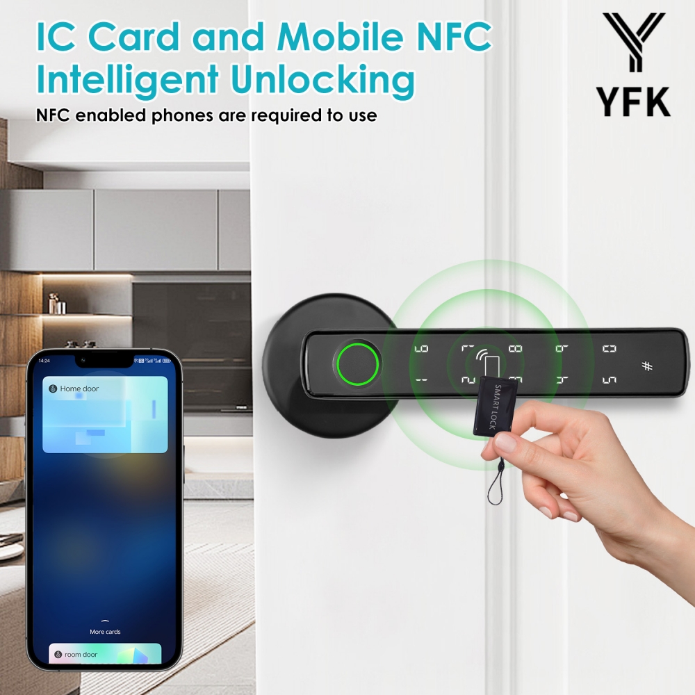 YFK Tuya 5-in-1 Smart-Türgriff – Office Tech Bewertung und Preis