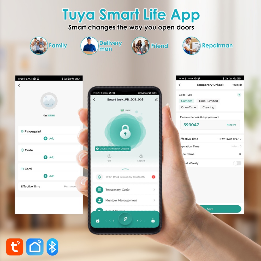 YFK Tuya 5-in-1 Smart-Türgriff – Office Tech Bewertung und Preis